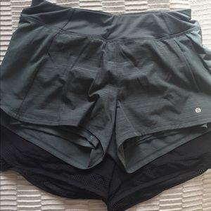 BUNDLE Black and Green Athletic Shorts